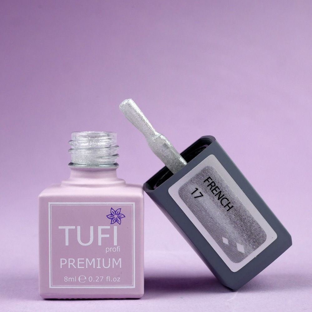 Гель-лак TUFI profi FRENCH 17 Белые жемчужины 8 мл (0132498)