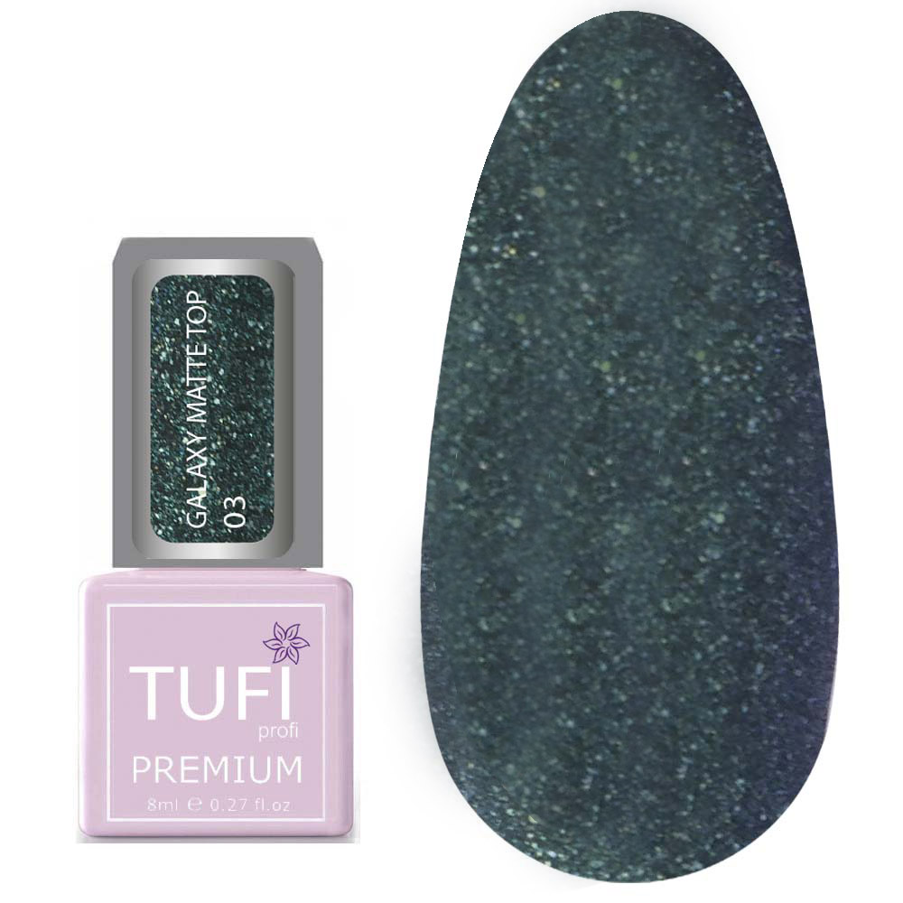 Топ TUFI profi GALAXY MATTE TOP 03 Вега 8 мл (0133941)