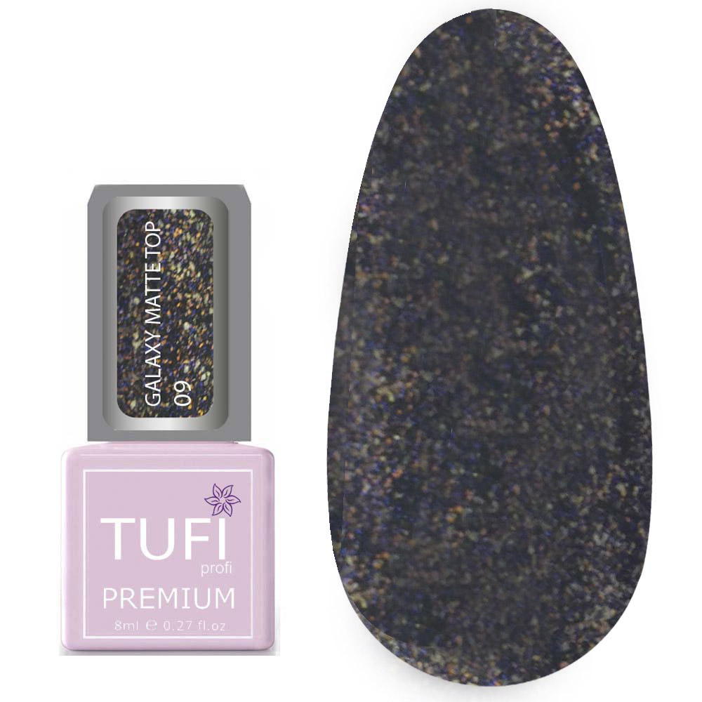 TOP TUFI profi PREMIUM Galaxy Matte Top 09 Mira 8 ml (0133947)