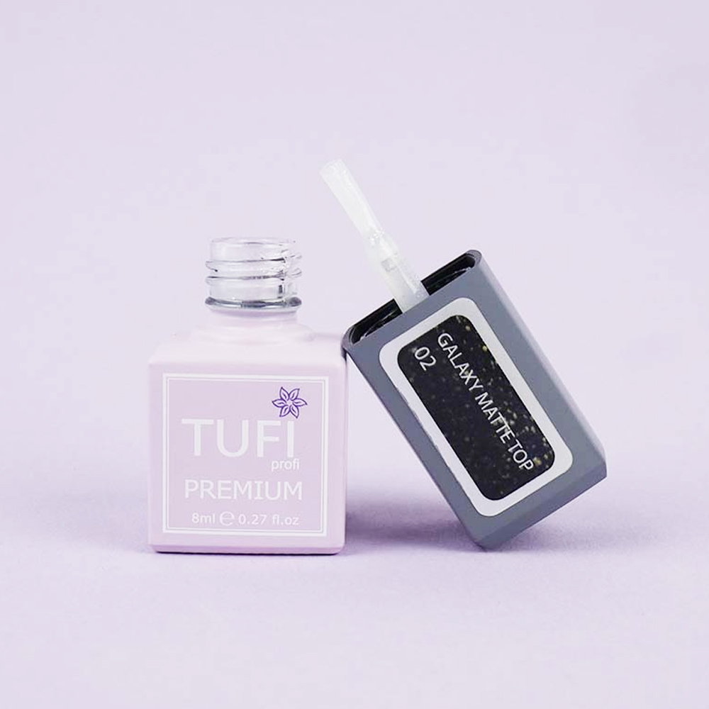 Топ TUFI profi GALAXY MATTE TOP 02 Атик 8 мл (0133948)