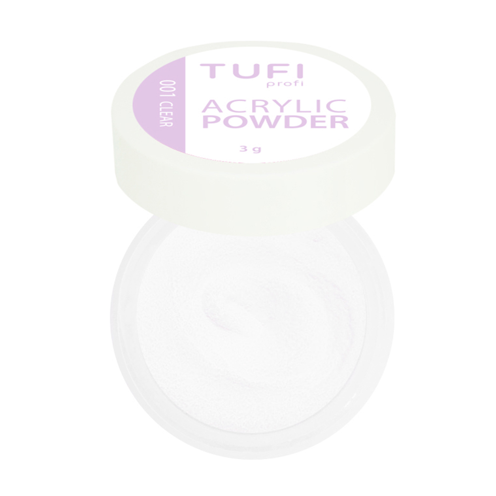Акрилова пудра TUFI profi 001 Прозора 3 г (0099058)