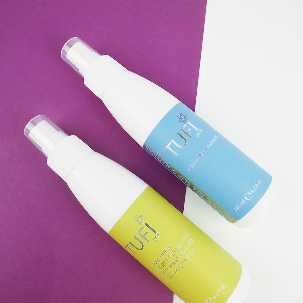Жидкость для полигеля TUFI profi PREMIUM Acrylic Gel Slip Solution конструирующая 125 мл (0170311)
