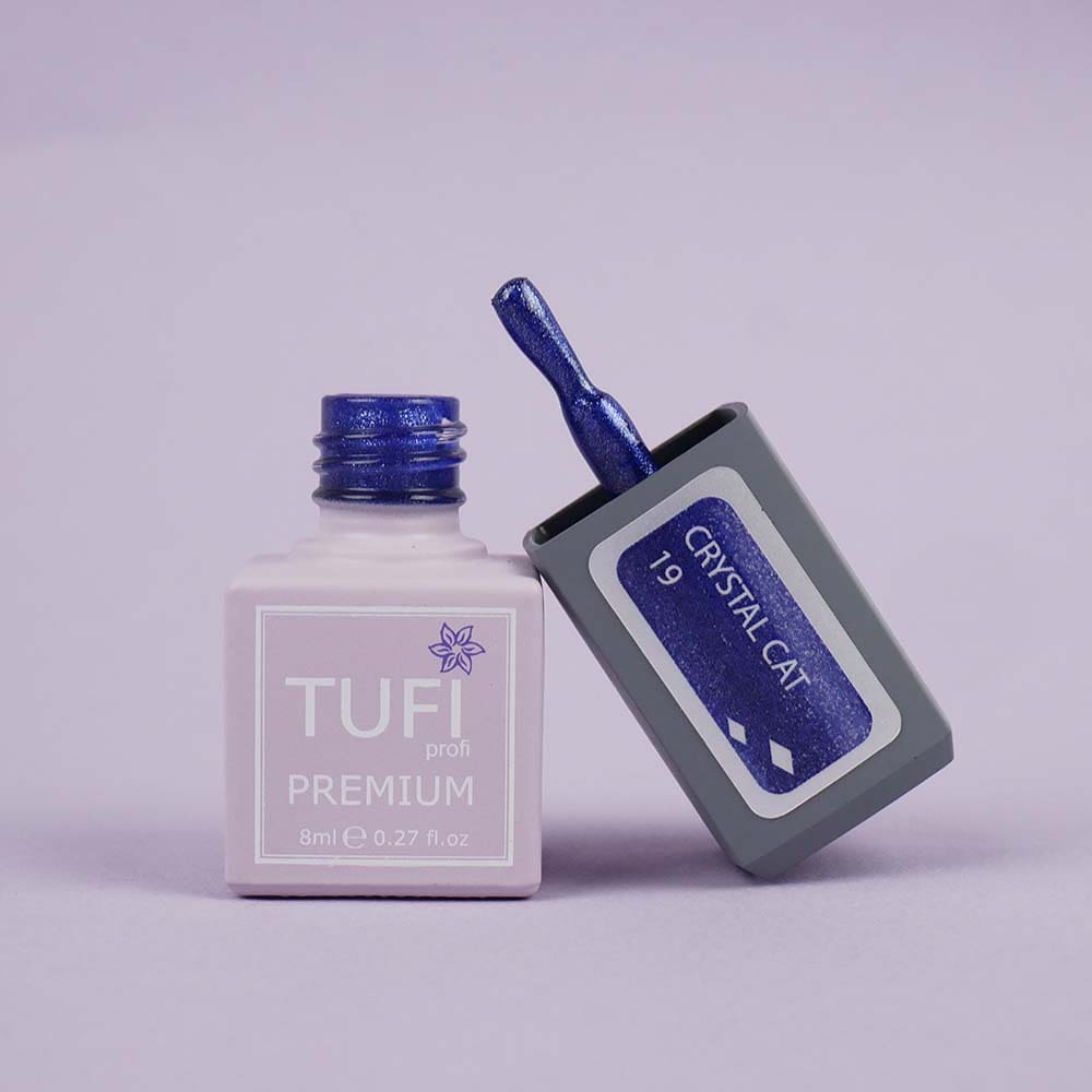 Гель-лак TUFI profi CRYSTAL CAT 19 Ультрамарин 8 мл (0173910)