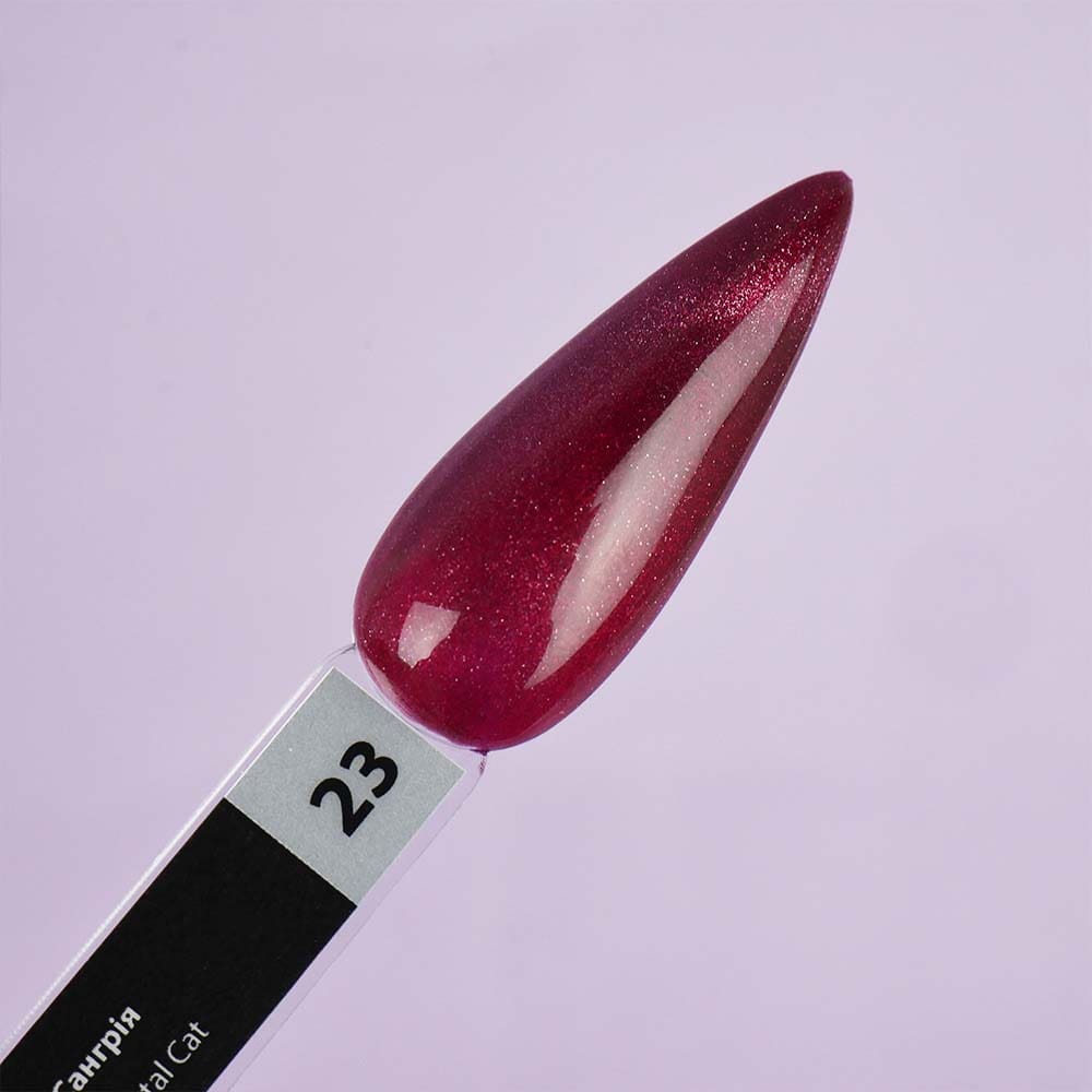 Гель-лак TUFI profi CRYSTAL CAT 23 Сангрия 8 мл (0173914)