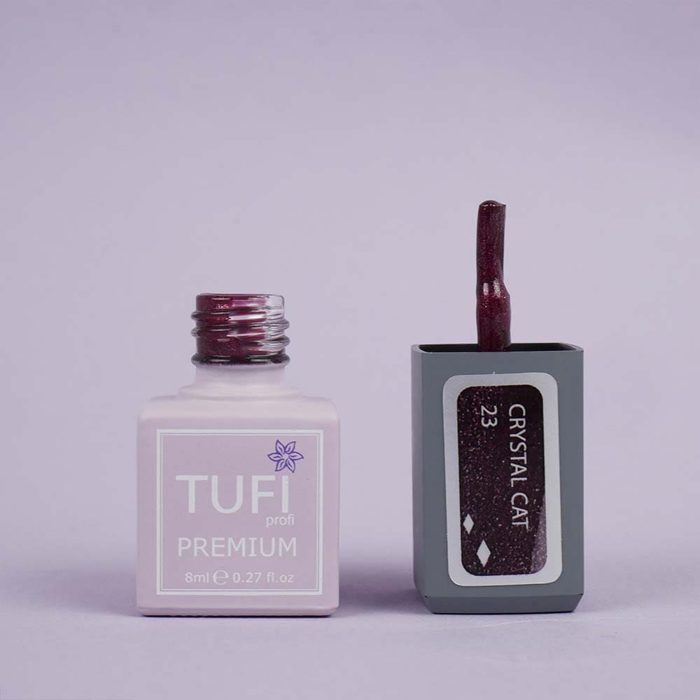 Гель-лак TUFI profi CRYSTAL CAT 23 Сангрия 8 мл (0173914)