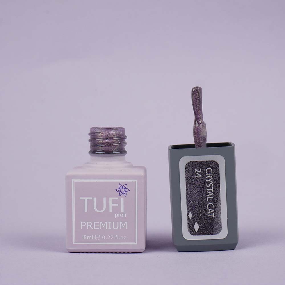 Гель-лак TUFI profi CRYSTAL CAT 24 Гранатовий голографік 8 мл (0173917)