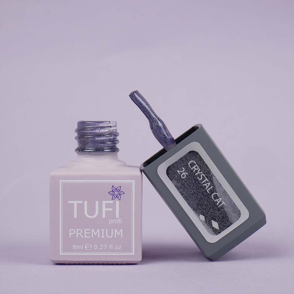Гель-лак TUFI profi CRYSTAL CAT 26 Синій голографік 8 мл (0173919)