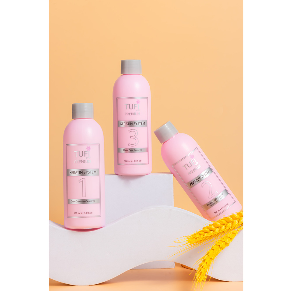 Keratin TUFI profi PREMIUM Reconstructor PRO-vitamin  for dry and damaged hair 100 ml (0123826)