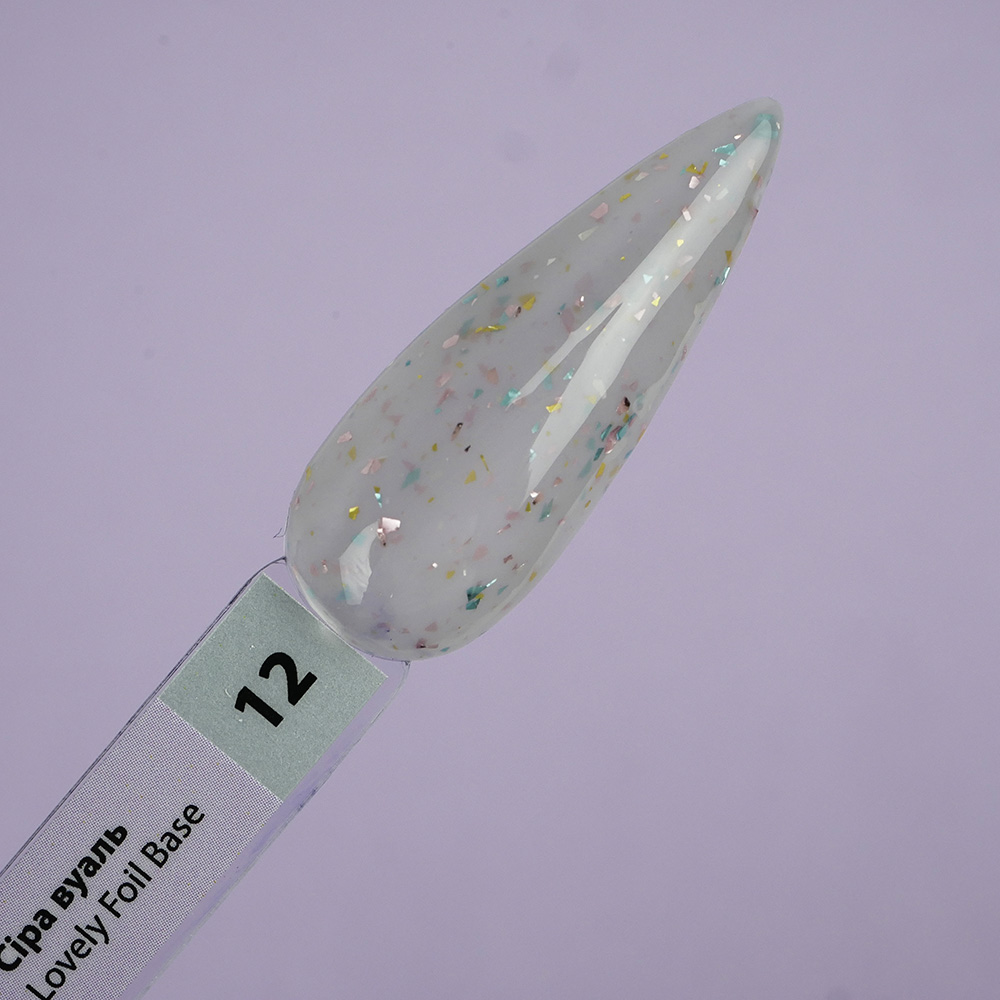 База TUFI profi LOVELY FOIL BASE 12 Серый Вуаль 8 мл (0196368)