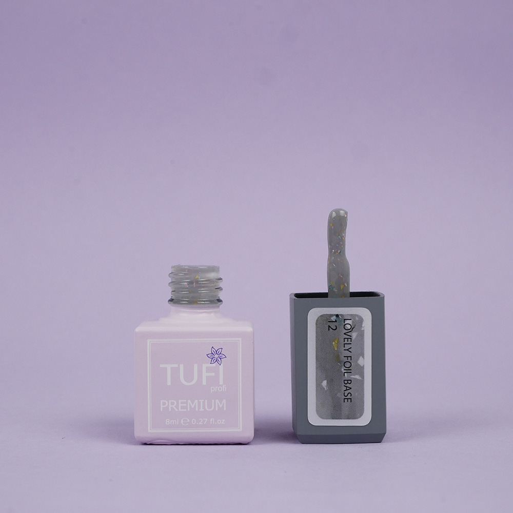 База TUFI profi LOVELY FOIL BASE 12 Серый Вуаль 8 мл (0196368)