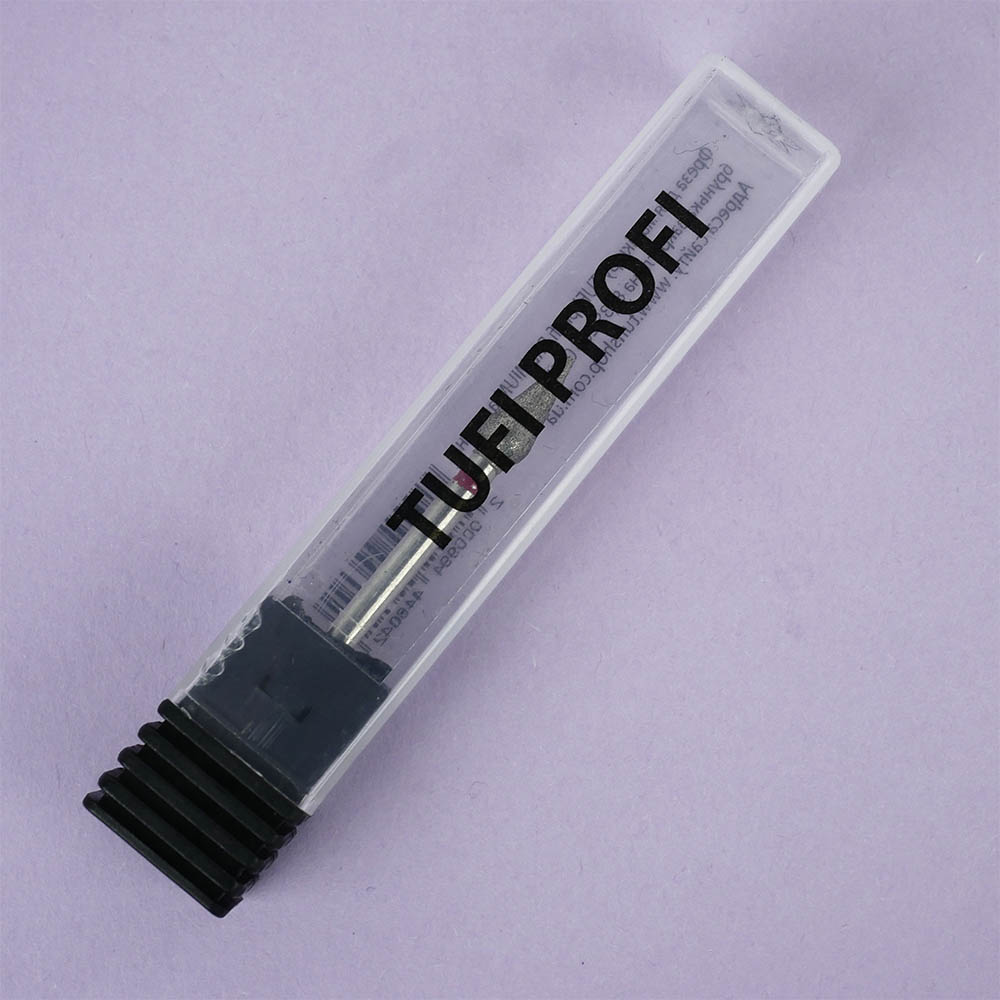 Фреза для маникюра TUFI profi Алмазная Шар 801 001 050R 5 мм Красная Насечка (0132365)