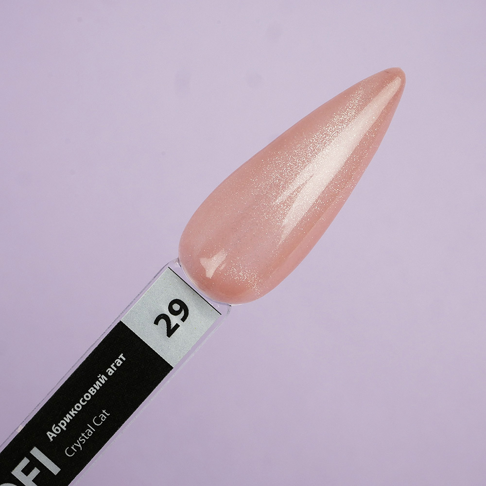 Гель-лак TUFI profi CRYSTAL CAT 29 Абрикосовий агат 8 мл (0202609)