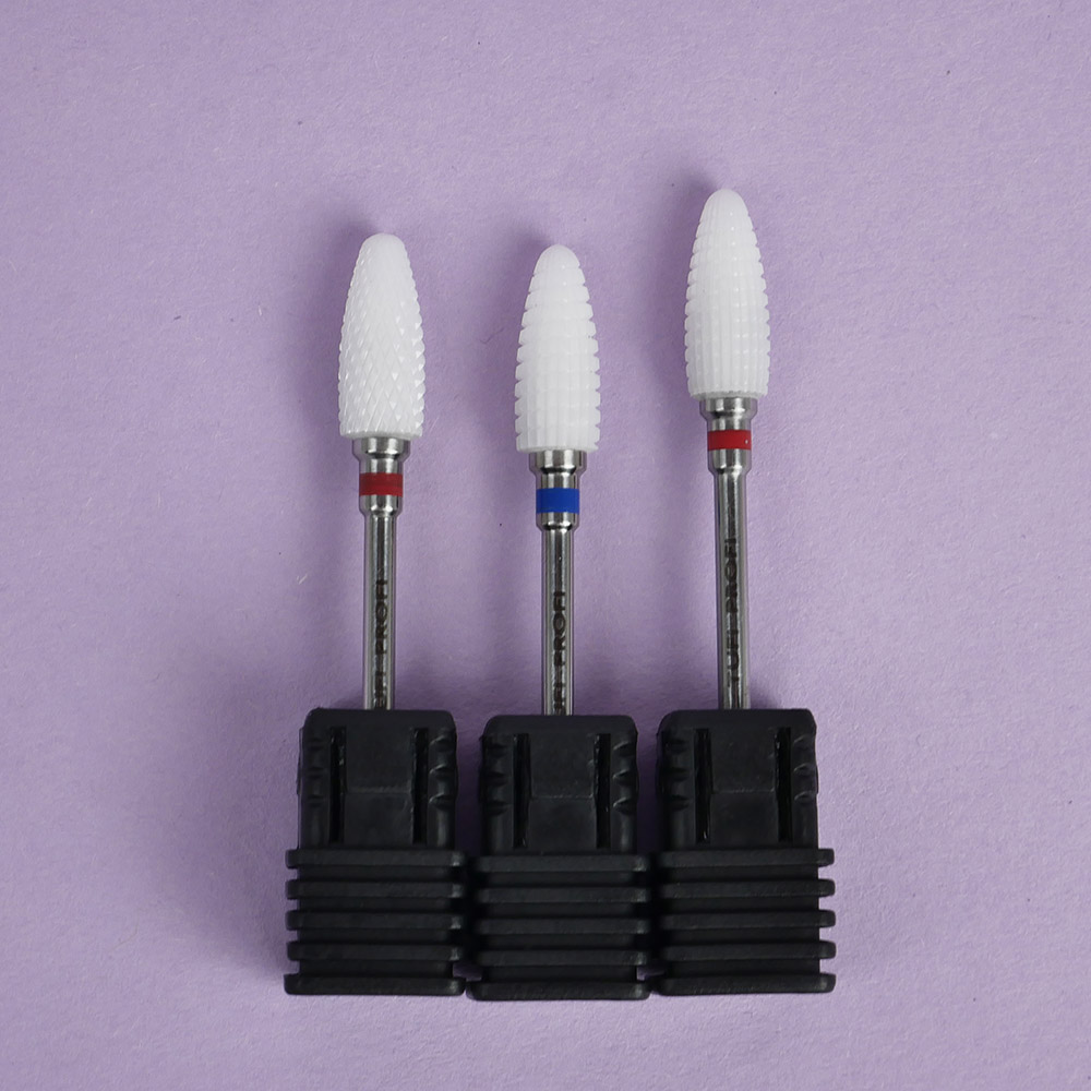 Cutter for manicure TUFI profi PREMIUM ceramic cone 610125 red notch