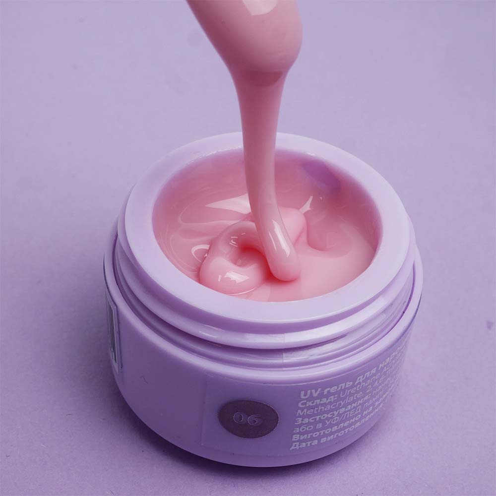 Гель для наращивания TUFI profi BUILDER GEL 06 French Pink 15 г (0226582)