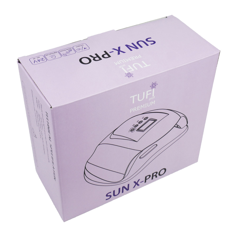 Лампа для маникюра TUFI profi SUN X-PRO Розовая 72 Вт (0231864)