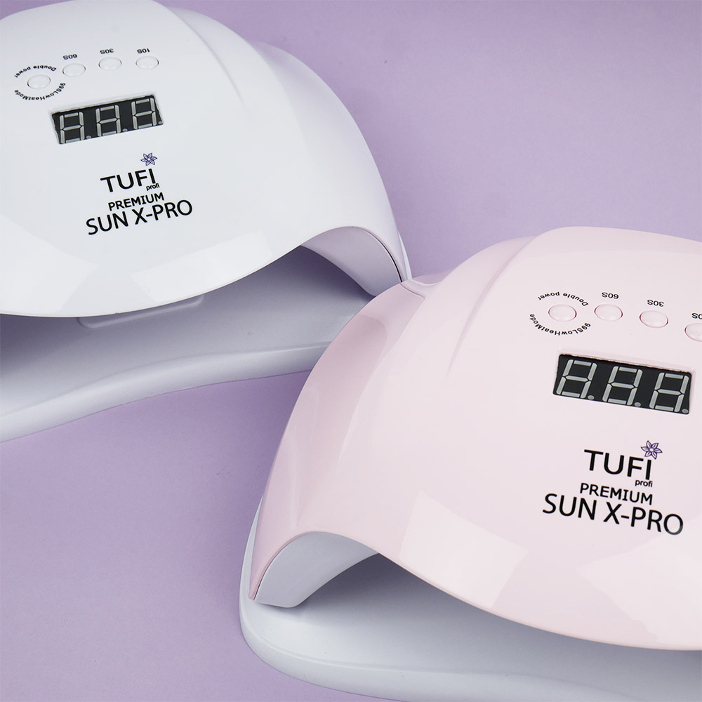 Лампа для маникюра TUFI profi SUN X-PRO Розовая 72 Вт (0231864)