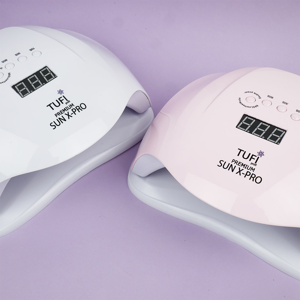 Лампа для маникюра TUFI profi SUN X-PRO Розовая 72 Вт (0231864)