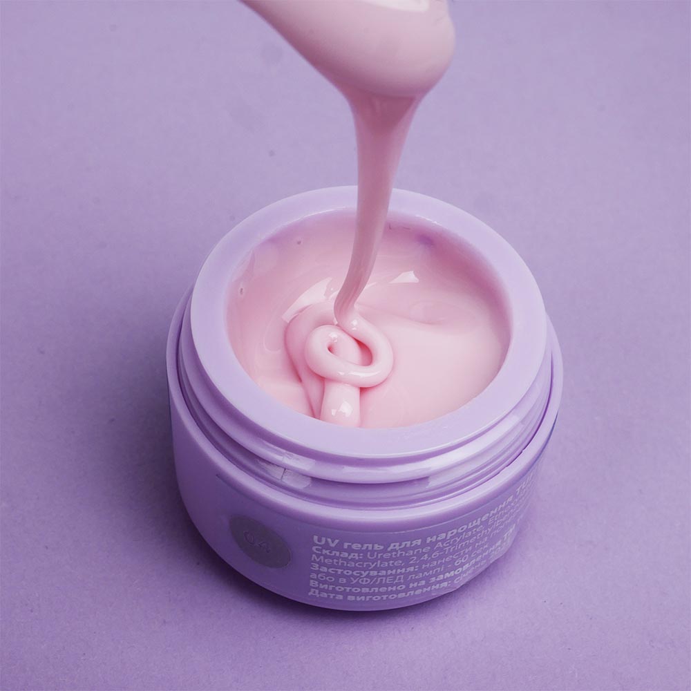 Гель для наращивания TUFI profi BUILDER GEL 04 Pink Petal 15 г (0226511)