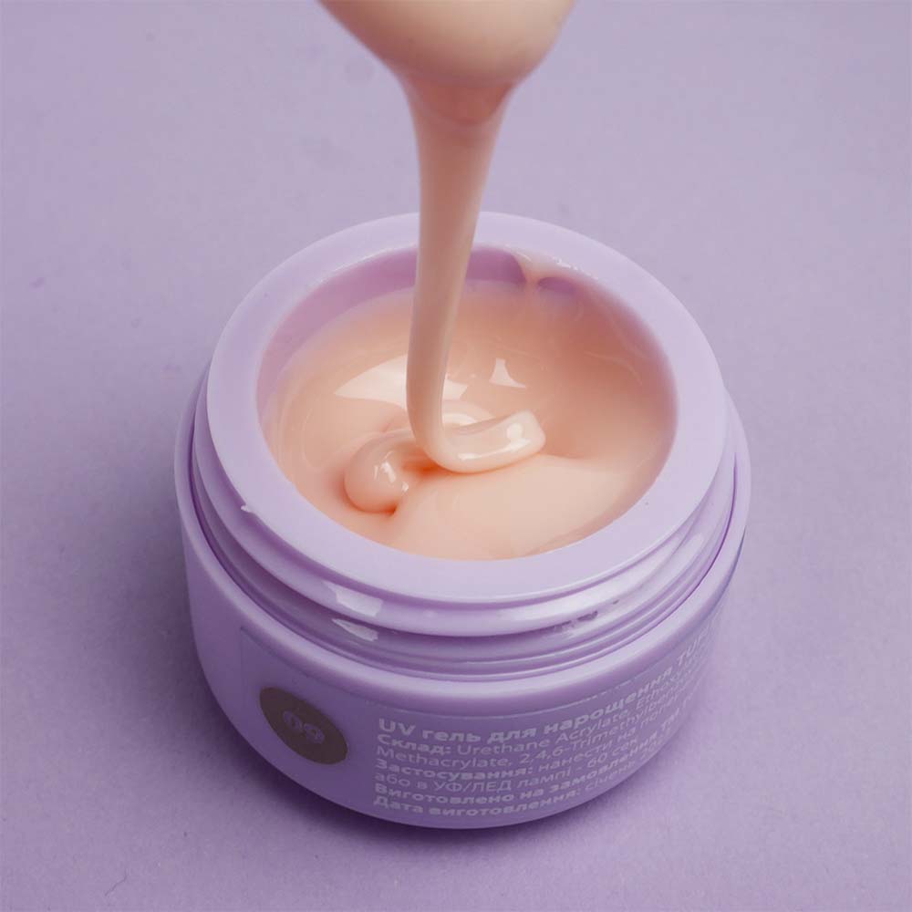 Гель для наращивания TUFI profi BUILDER GEL 09 Peach 15 г (0226585)