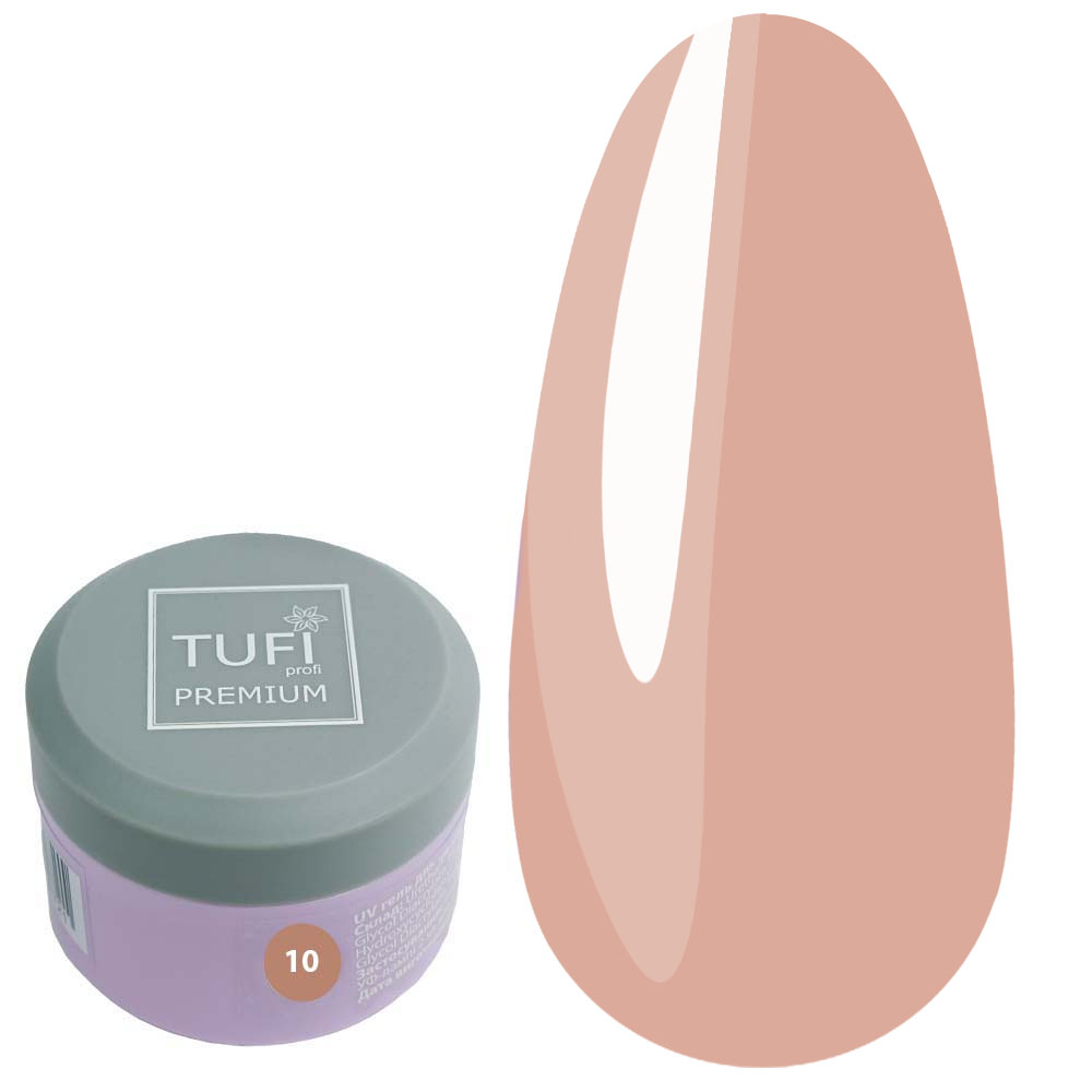 Гель для наращивания TUFI profi BUILDER GEL 10 Peach Ice 15 г (0226586)