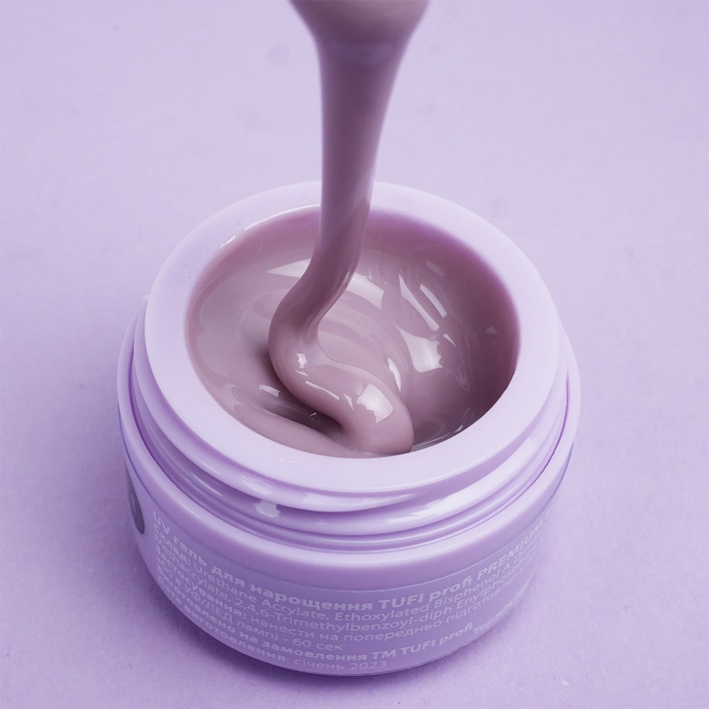 Гель для наращивания TUFI profi BUILDER GEL 14 Dusty Rose 15 г (0226590)