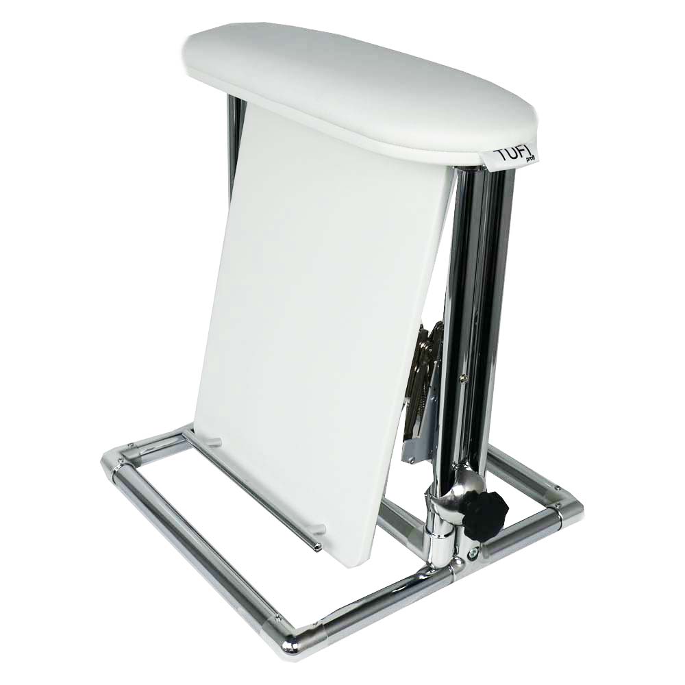 Pedicure stand TUFI profi PREMIUM with shelf white (0231180)