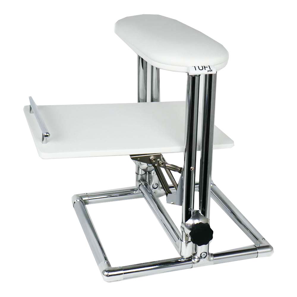 Pedicure stand TUFI profi PREMIUM with shelf white (0231180)
