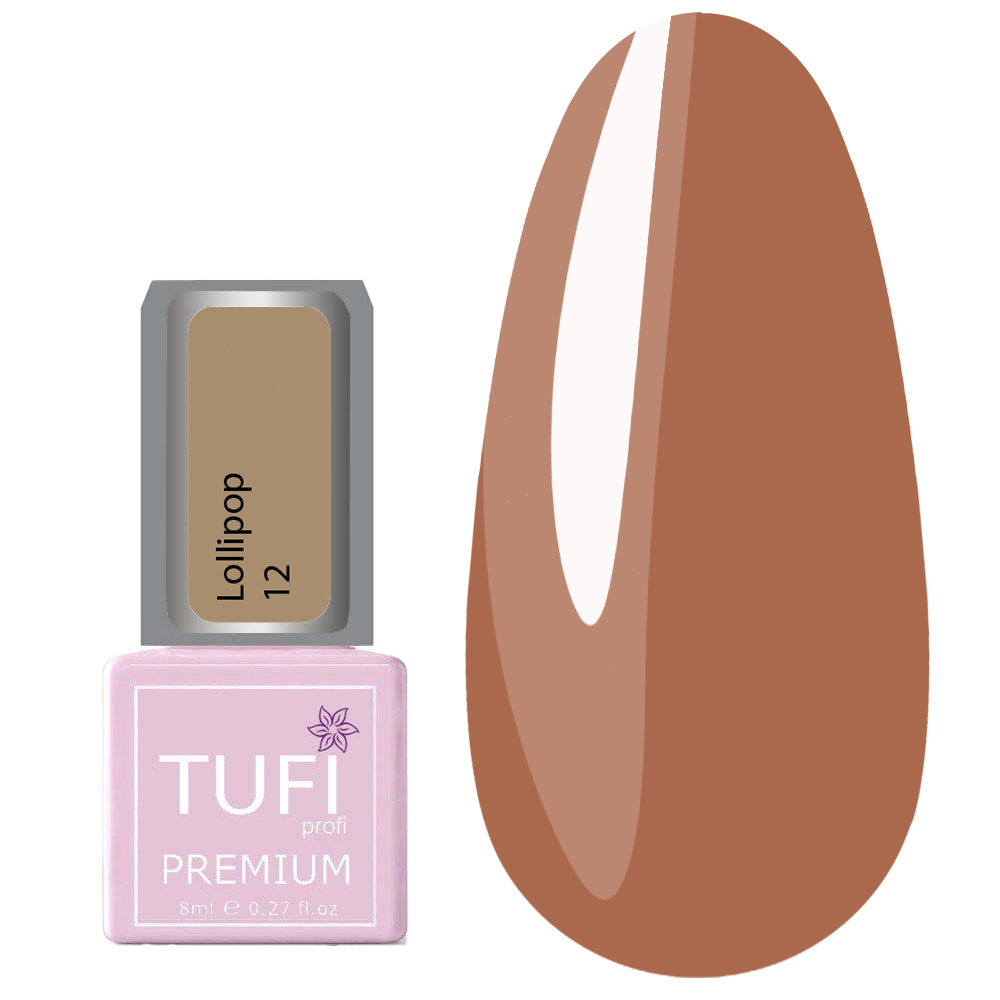 Гель-лак TUFI profi LOLLIPOP 12 Ириска 8 мл (0227101)