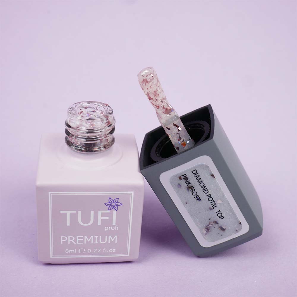 Топ TUFI profi DIAMOND POTAL TOP Розовый Иней 8 мл (0227052)