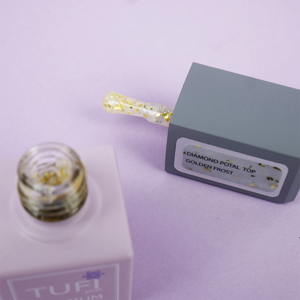 Топ TUFI profi DIAMOND POTAL TOP Золотой Иней 8 мл (0227051)