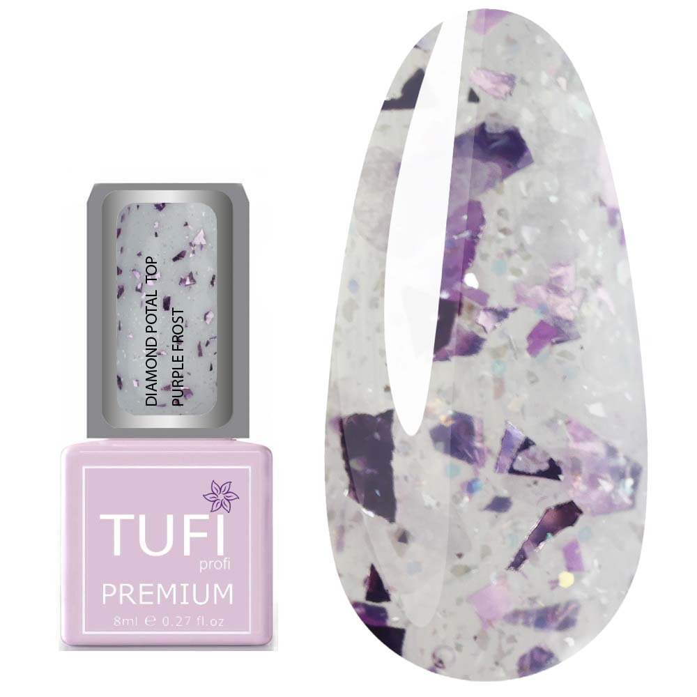 Топ TUFI profi DIAMOND POTAL TOP Фиолетовый Иней 8 мл (0227050)