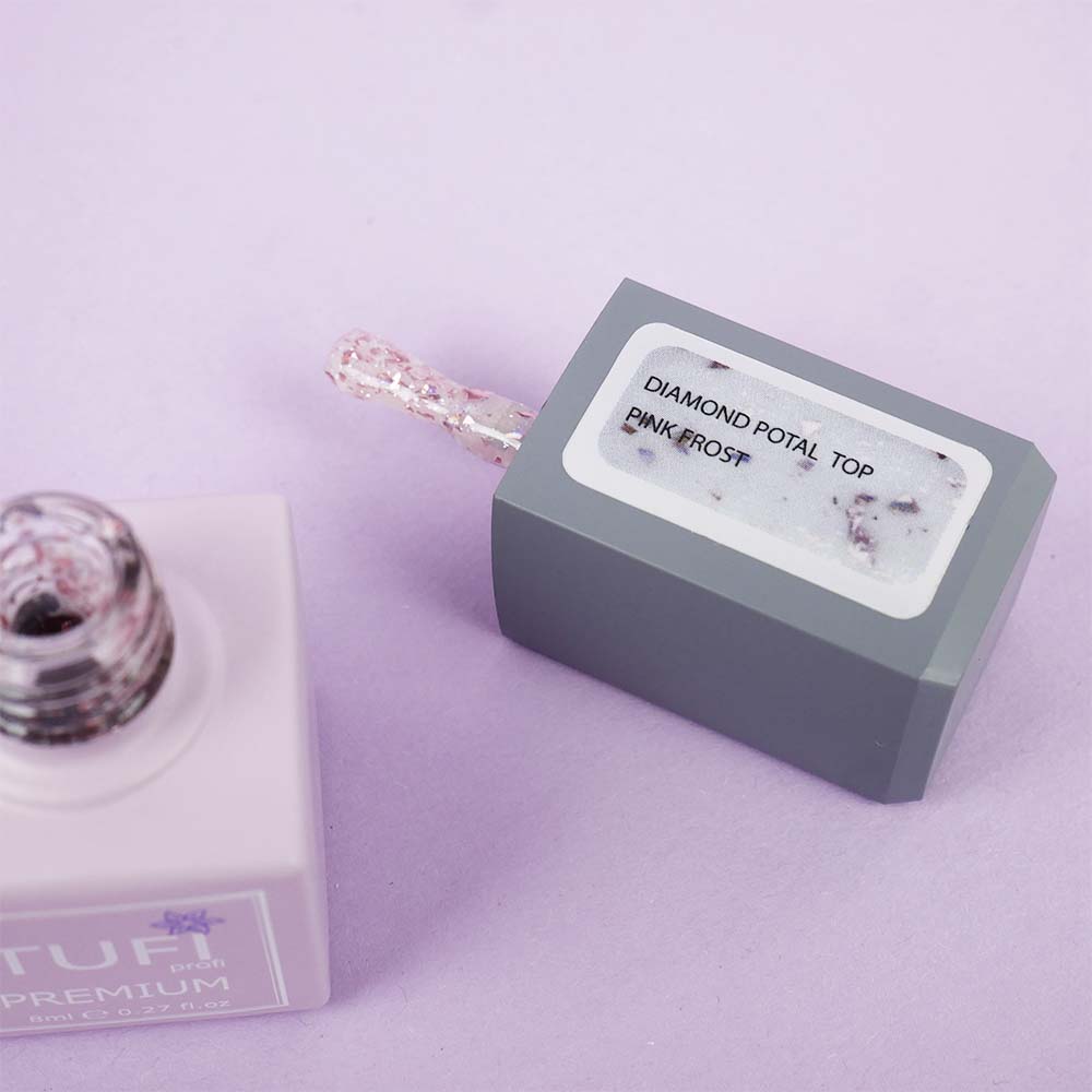 Топ TUFI profi DIAMOND POTAL TOP Розовый Иней 8 мл (0227052)