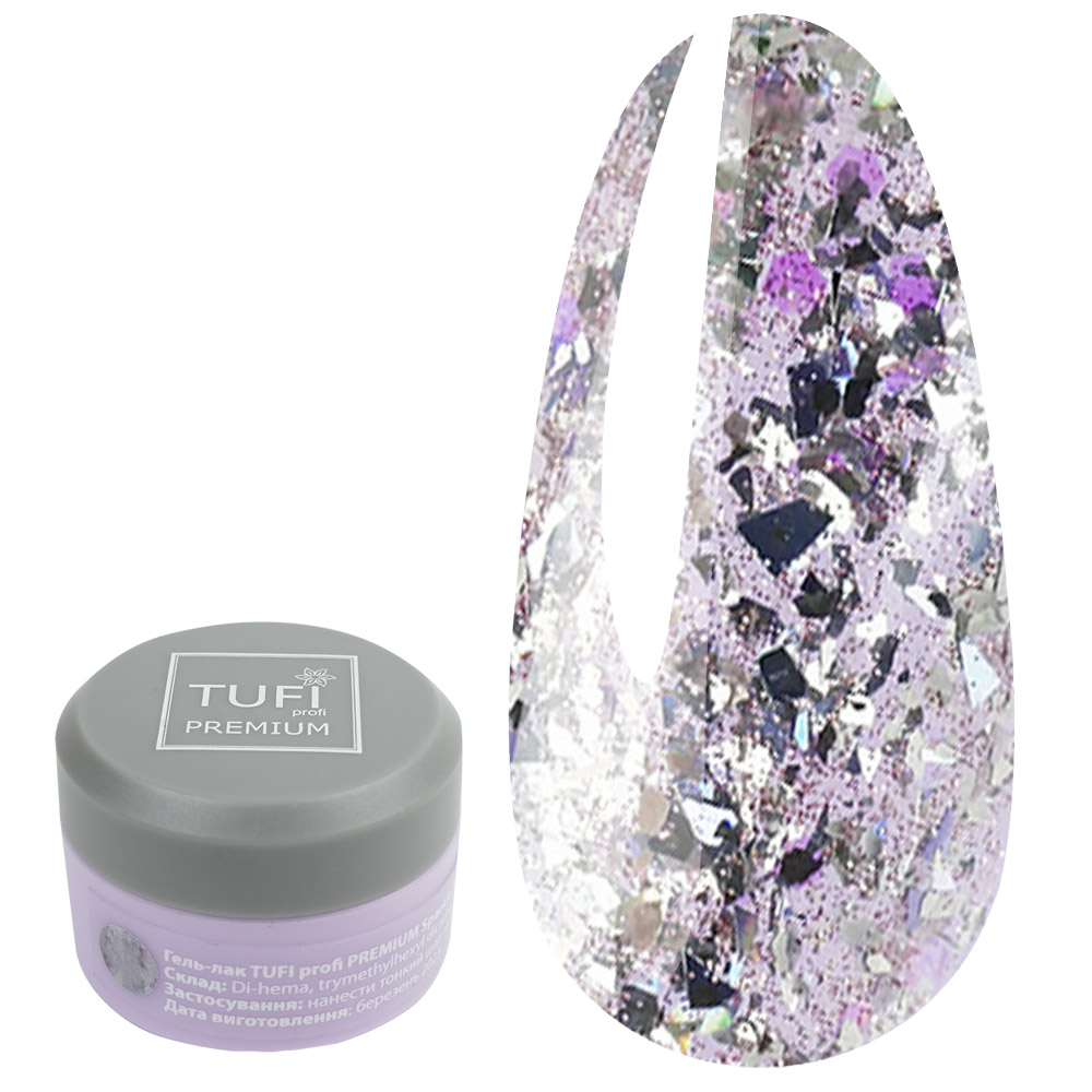 Гель-лак TUFI profi SPARKLE 07 Розовое золото 5 мл (0243535)