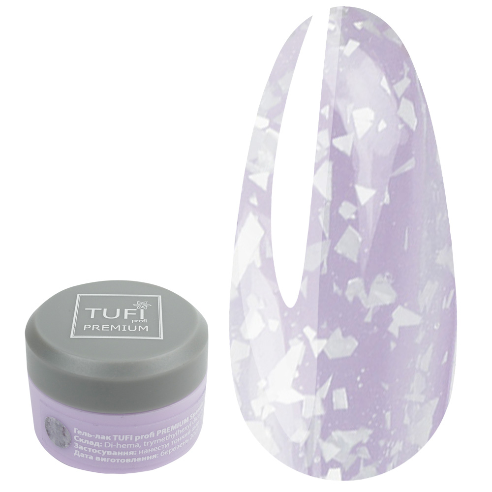 Гель-лак TUFI profi SPARKLE 10 Мороз 5 мл (0243537)