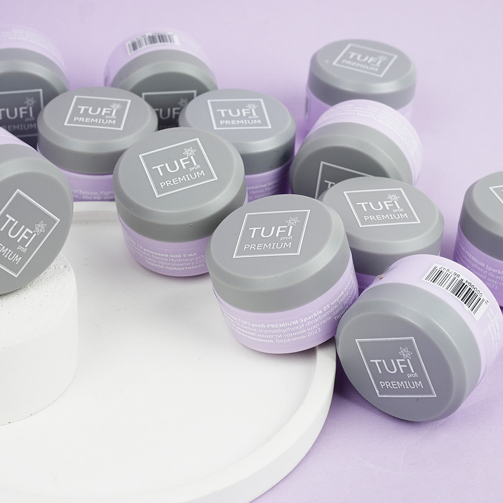 Гель-лак TUFI profi SPARKLE 08 Синее золото 5 мл (0243536)