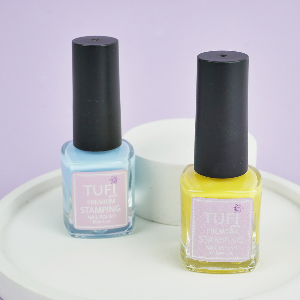 Stamping nail polish TUFI profi  PREMIUM  Stamping blue 5 ml (0283956)