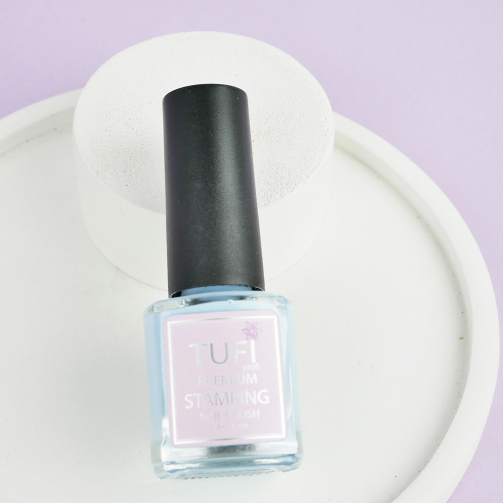 Stamping nail polish TUFI profi  PREMIUM  Stamping blue 5 ml (0283956)
