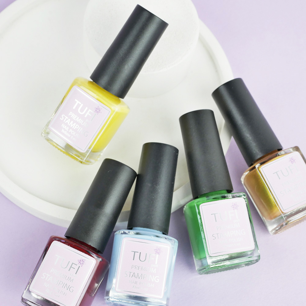Stamping nail polish TUFI profi  PREMIUM  Stamping blue 5 ml (0283956)