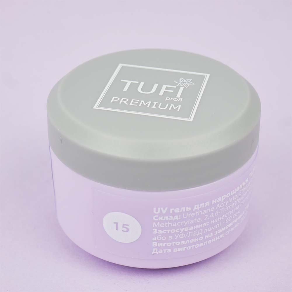 Гель для наращивания TUFI profi BUILDER GEL 15 Clear 15 г (0283886)