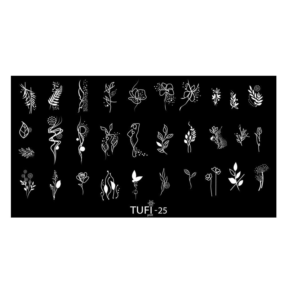 Пластина для стемпінгу TUFI profi №25 (0202720)