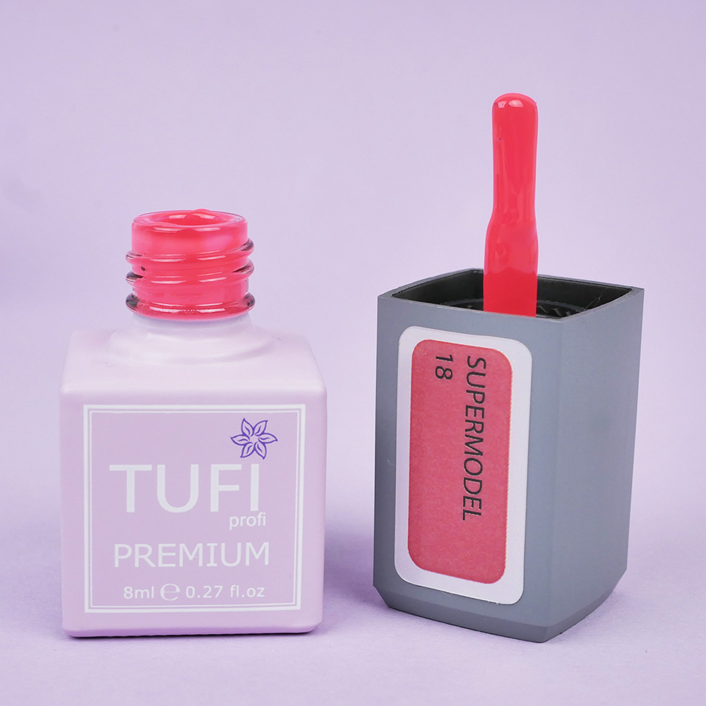 Gel polish TUFI profi PREMIUM Supermodel 18 Twiggy neon 8ml (0283765)
