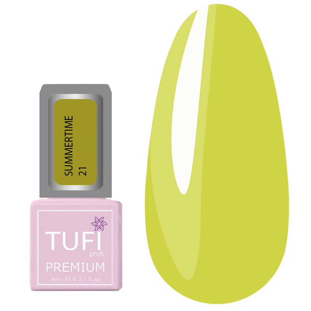 Гель-лак TUFI profi SUMMERTIME 21 Жёлтый 8 мл (0283773)