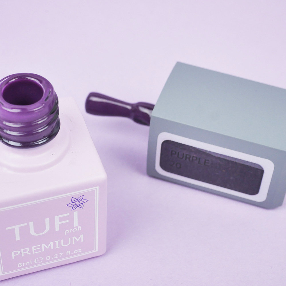 Гель-лак TUFI profi PURPLE 20 Фиолетовый блеск 8 мл (0283774)