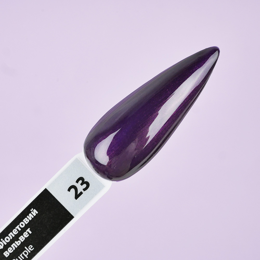 Gel polish TUFI profi PREMIUM Purple 23 purple velveteen 8ml (0283777)