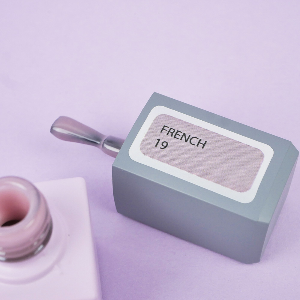 Gel polish TUFI profi PREMIUM French 19 dusty rose 8ml (0283791)