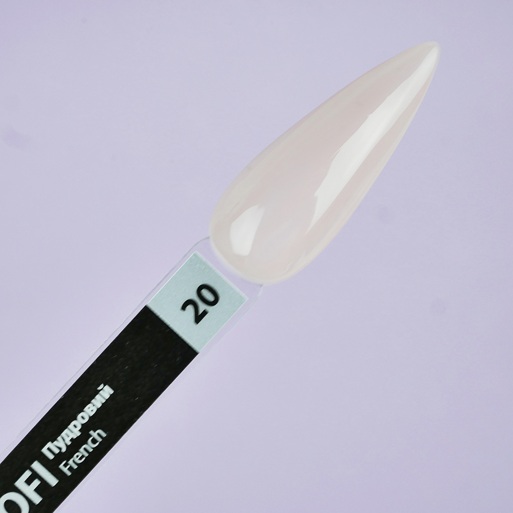 Gel polish TUFI profi PREMIUM French 20 powder 8ml (0283792)