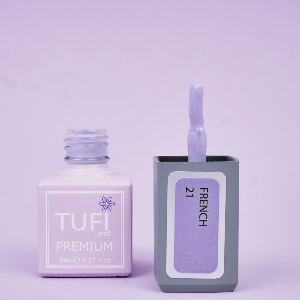 Гель-лак TUFI profi FRENCH 21 Романтический лиловый 8 мл (0283793)