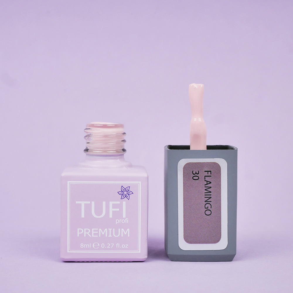 Гель-лак TUFI profi FLAMINGO 30 Кристальная роза 8 мл (0283799)