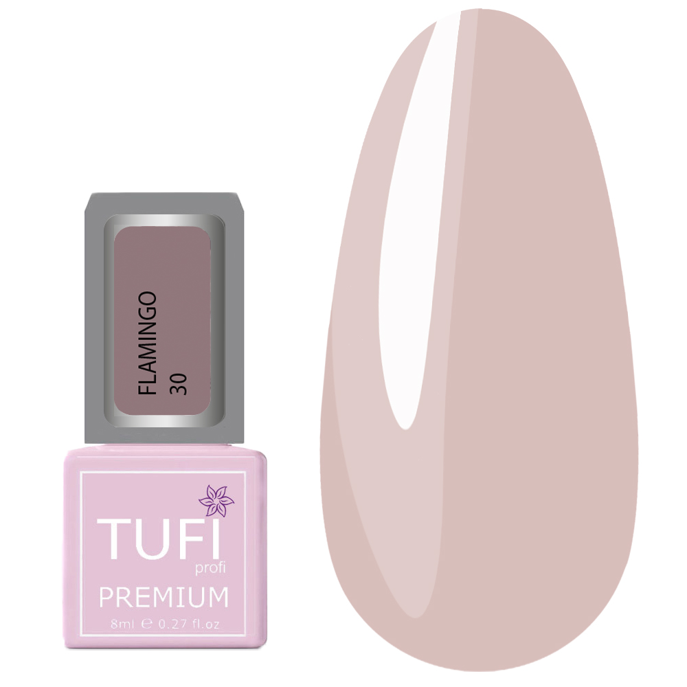 Гель-лак TUFI profi FLAMINGO 30 Кристальная роза 8 мл (0283799)