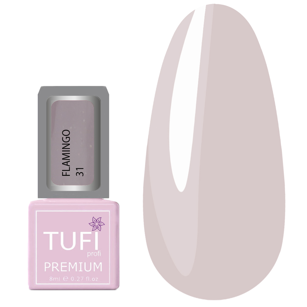 Gel polish TUFI profi PREMIUM Flamingo 31 rose water 8ml (0283800)